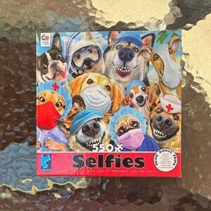 Ceaco Selfies 550 Piece Puzzle - Colorful Dog Theme